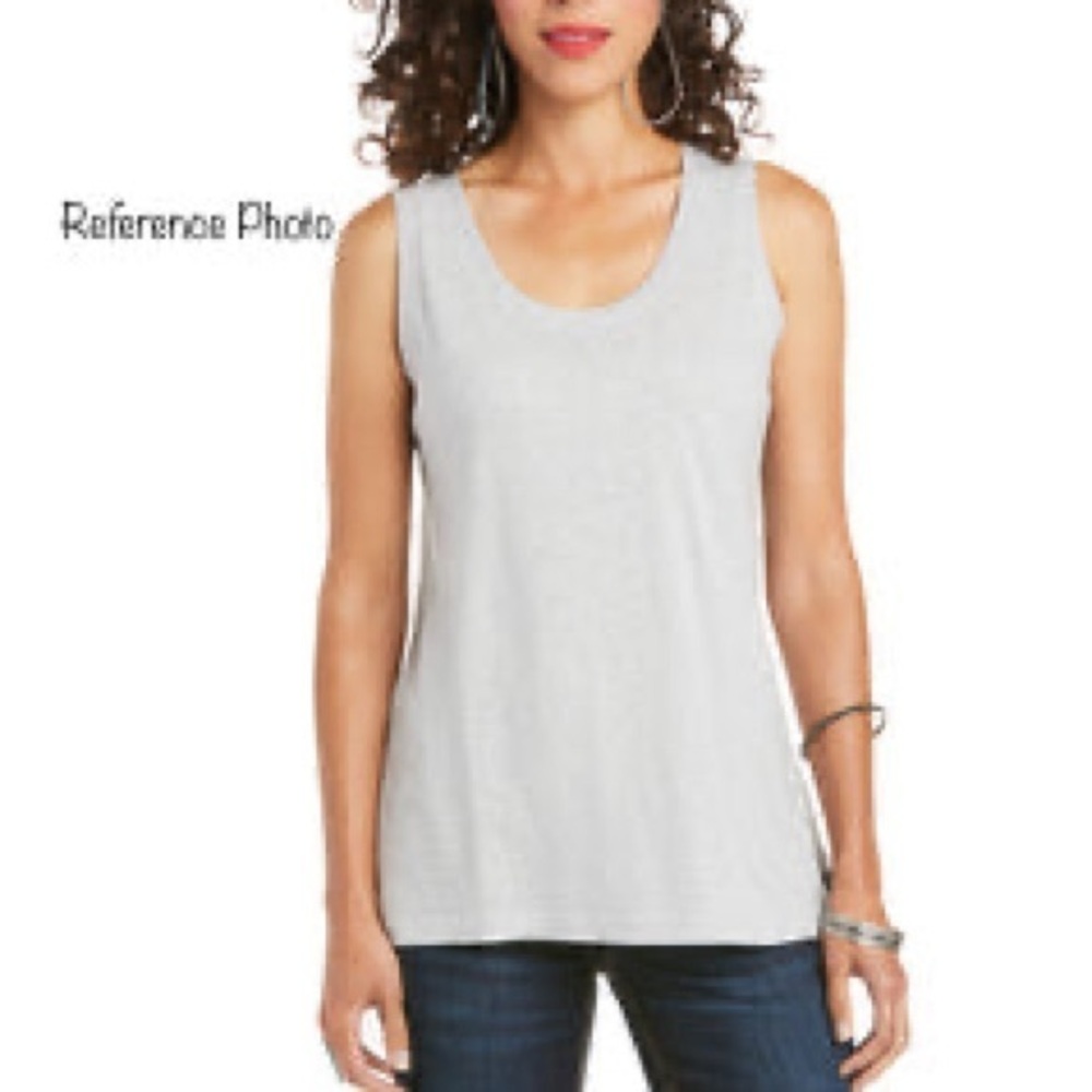 Loft Ann Taylor Jewel Neckline Tank Top